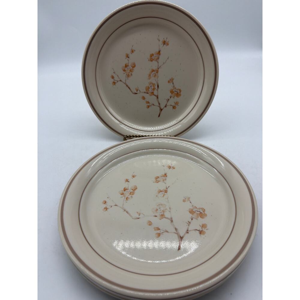 Corelle China Blossom Lot Of 5 Corning Lunch Plates 8 1/2 in Salad Cornerstone
